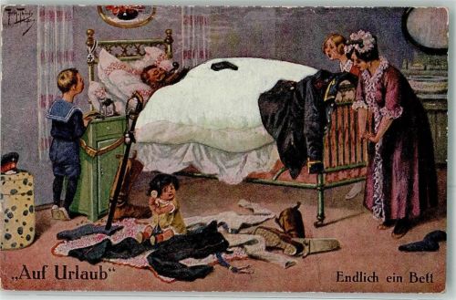 Auf Urlaub Endlich Bett Kinder Verlag Dietrich Nr.153-5