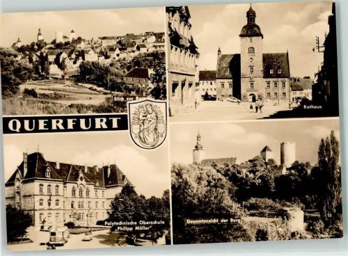 Querfurt Burg Querfurt Oberschule Philipp Müller Rathaus
