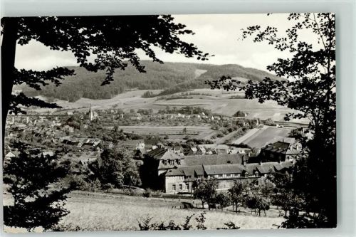 Lengefeld FDGB-Erholungsheim Bischofstein Schloßbergblick