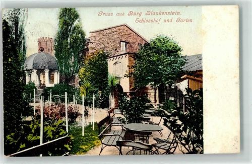 Blankenstein Burg Blankenstein Schloßhof Garten