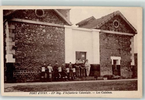 Ivry-sur-Seine Fort d`Ivry 23. Reg. d`Infanterie Colonial die Küche