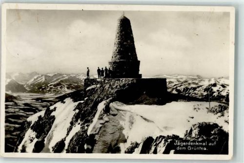 Rettenberg Jägerdenkmal auf dem Grünten