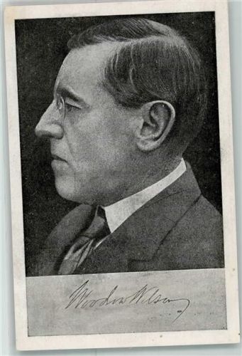 28 Präsident Woodrow Wilson Autogramm