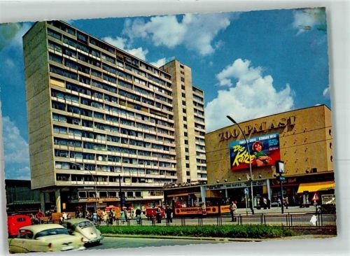 Charlottenburg Zoo Palast VW Käfer Oldtimer LKW Kleinbahn Plakat Film Die Katze
