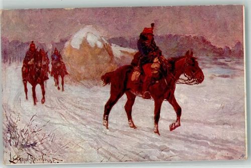 Soldaten Pferde Winter Elöörsön
