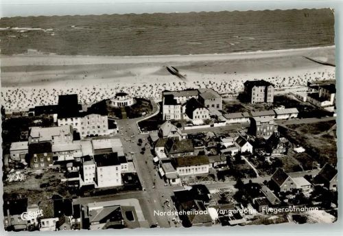 Wangerooge Strand Fliegeraufnahme