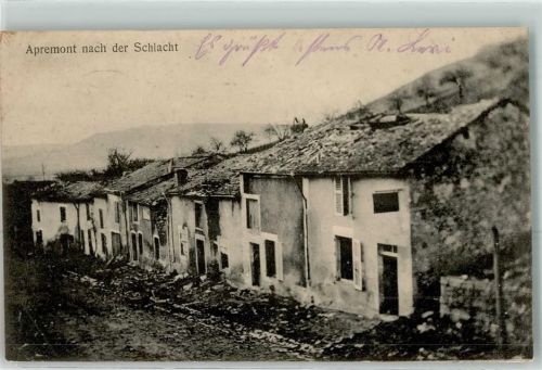 Apremont 1915 nach der Schlacht