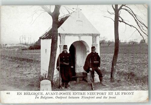 Nieuport Außenposten vor der Front