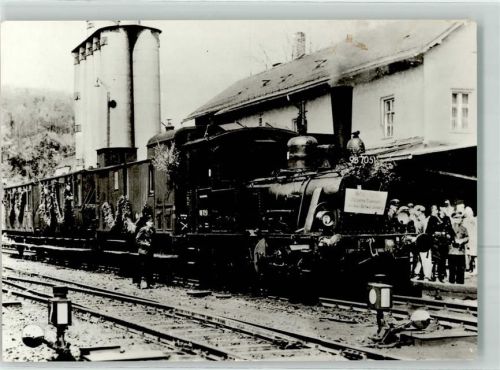 Lauter 125 Jahre Eisenbahn Zwickau - Schwarzenberg 100 Jahre Eisenbahn Strecke Johanngeorgenstadt Schwarzenberg Jubiläumszug Lok 987051