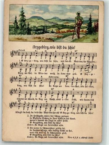 Erzgebirg wie bist du schie Verlag Neubert Serie 210 Nr.1854