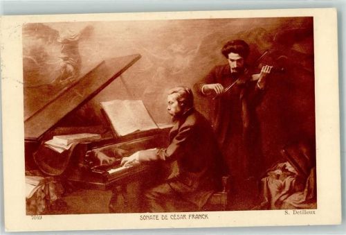 Sonate des Cesar Franck Geige Klavier sign.S.Detilleux