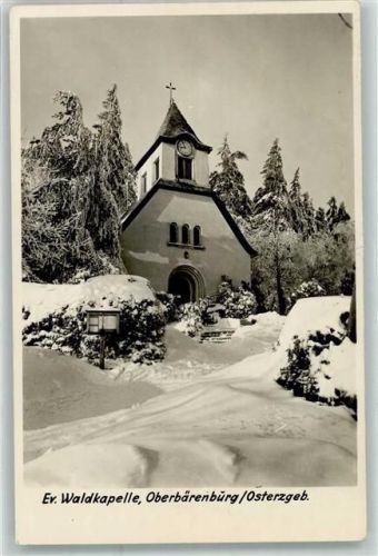 Oberbärenburg Waldkapelle Winter