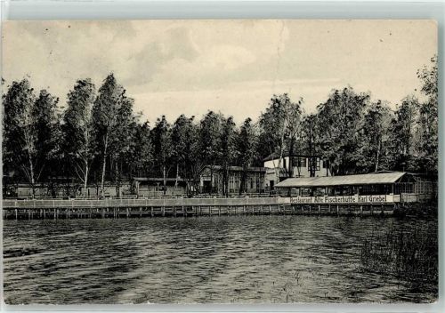 Zehlendorf 1917 Gasthaus Alte Fischerhütte