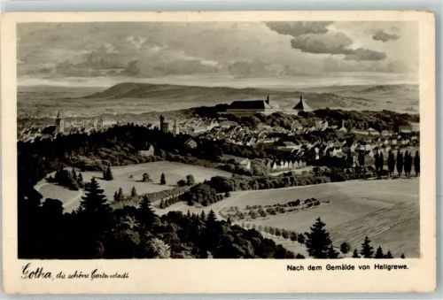 Gotha Nach dem Gemälde von Hellgrewe
