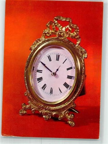 Bronze Bilderrahmenuhr auf AK Spindelhemmung 1800