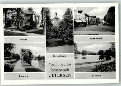 Uetersen Rathaus Marktplatz Rosarium Klosterkirche