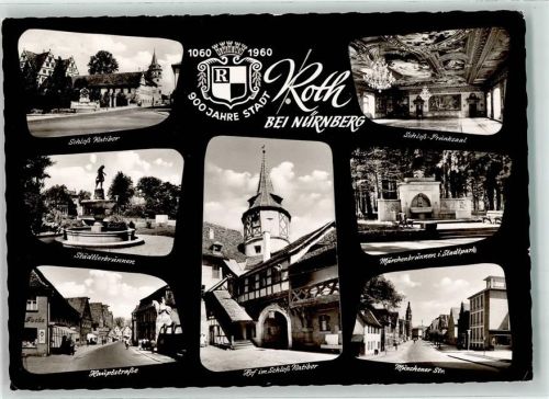 Roth Schloß Ratibor Prunksaal Städtlerbrunnen Märchenbrunnen