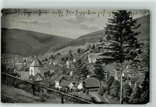 Ruhla 1911 Blick v.d. Gottesgabe