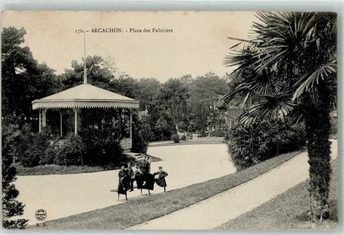 Arcachon Place de Palmiers Pavillon