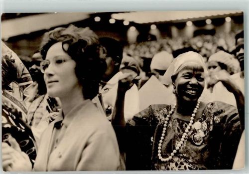 Moskau Weltkongress der Frauen 1963 Schwarzafrikaner