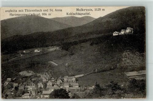 Jungholtz 1915 St. Anna Molkenrain Hartmannswei`erkopf Kohlschlagsattel