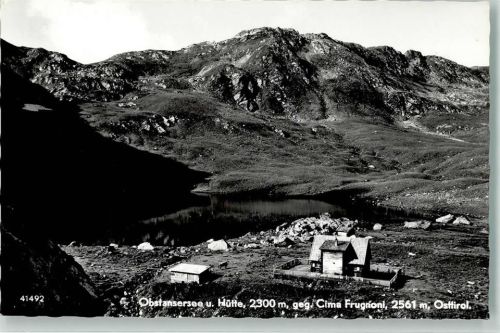 Sillian 1965 Obstansersee Hütte