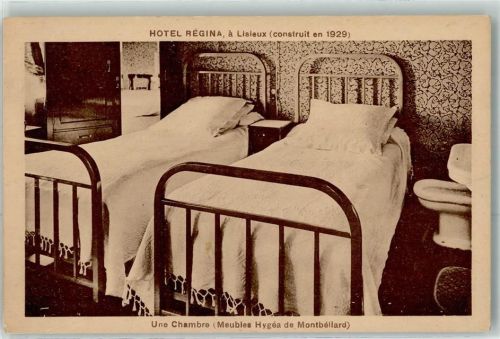 Montbeliard Hotel egina Une Chambre Bett Toilette Waschbecken