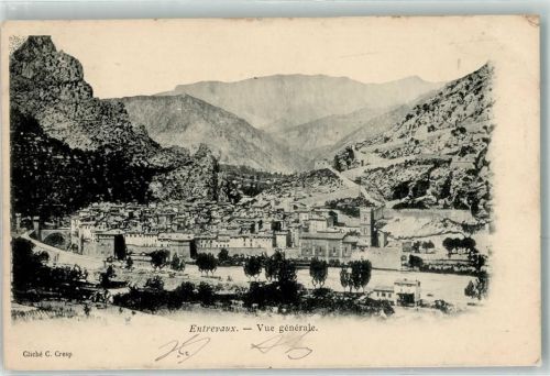 Entrevaux 1902 Vue generale