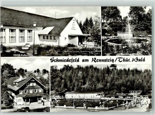 Schmiedefeld FDGB-Kulturhaus Film-Bühne Schwimmbad Kuranlagen