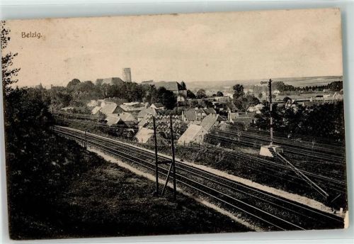 Belzig 1917 Bahnpost Zug 21 17.7.17