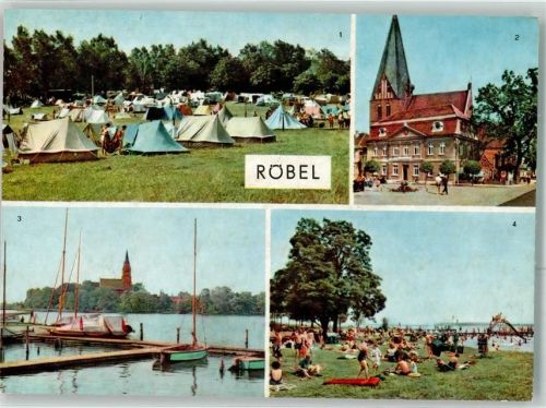 Röbel Zeltplatz Rathaus Badeanstalt
