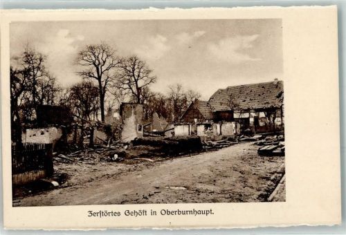 Burnhaupt-le-Haut 1914 - 1915 zerstörtes Gehöft Nr. 41