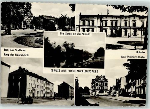 Fürstenwalde Bahnhof Ernst Thälmann-Straße Ring der Freundschaft