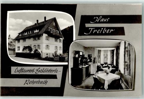 Enzklösterle Haus Treiber Rohnbach