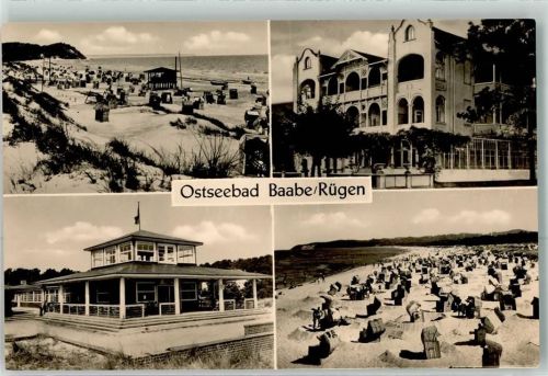 Baabe Seebäderarchitektur Strandleben
