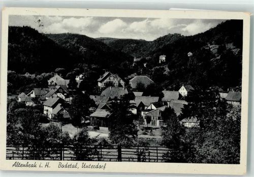 Altenbrak Bodetal Unterdorf