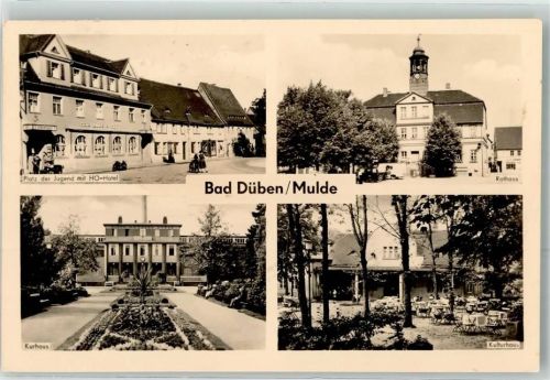 Bad Düben HO- Hotel Platz der Jugend Kurhaus Rathaus