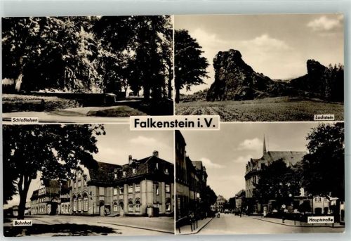 Falkenstein Schloßfelsen Bahnhof Hauptstraße Lochstein