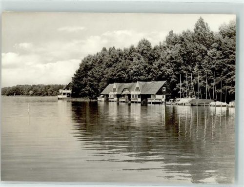 Wusterhausen Bootshäuser am Klepowsee