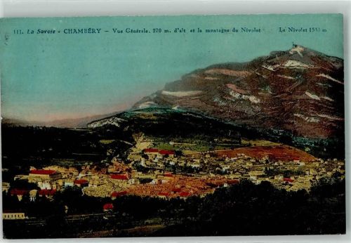 Chambery d`alt et la montagne du Nivolet