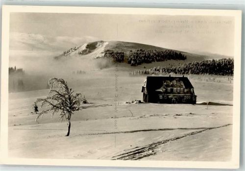 Herzogenhorn Gasthaus Herzogenhorngasthaus Winter