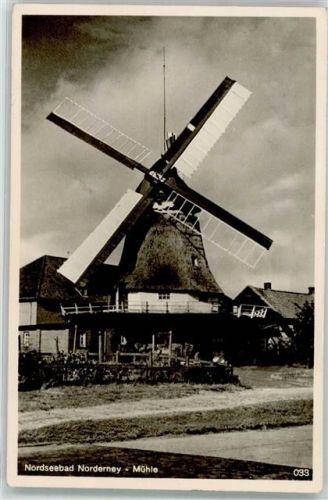 Norderney Mühle Nordseebad Foto AK Windmühle