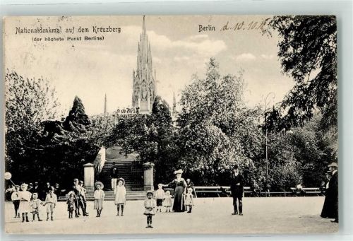 Kreuzberg 1912 Nationaldenkmal auf dem Kreuzberg