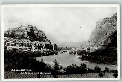 Sisteron la trouee de la Durance