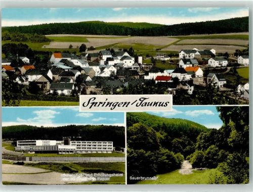Springen Schulungs und Erholungsheim der IG Druck und Papier Sauerbrunnen Taunus