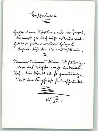 Handschrift aus Zu guter Letzt Busch Wilhelm