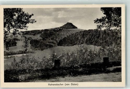 Hohenstaufen Burgberg und Ort Hüttenstempel Verlag Bergmann R.H. 300