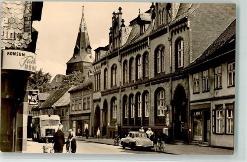 Salzwedel Postamt in der Straße der Freundschaft Omnibus
