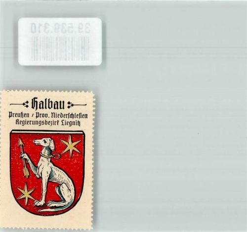 Halbau Ilowa Siegelmarke Wappen Halbau Preußen Provinz Niederschlesien Regierungsbezirk Liegnitz