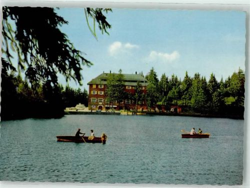 Kappelrodeck Berghotel Mummelsee Ruderboot